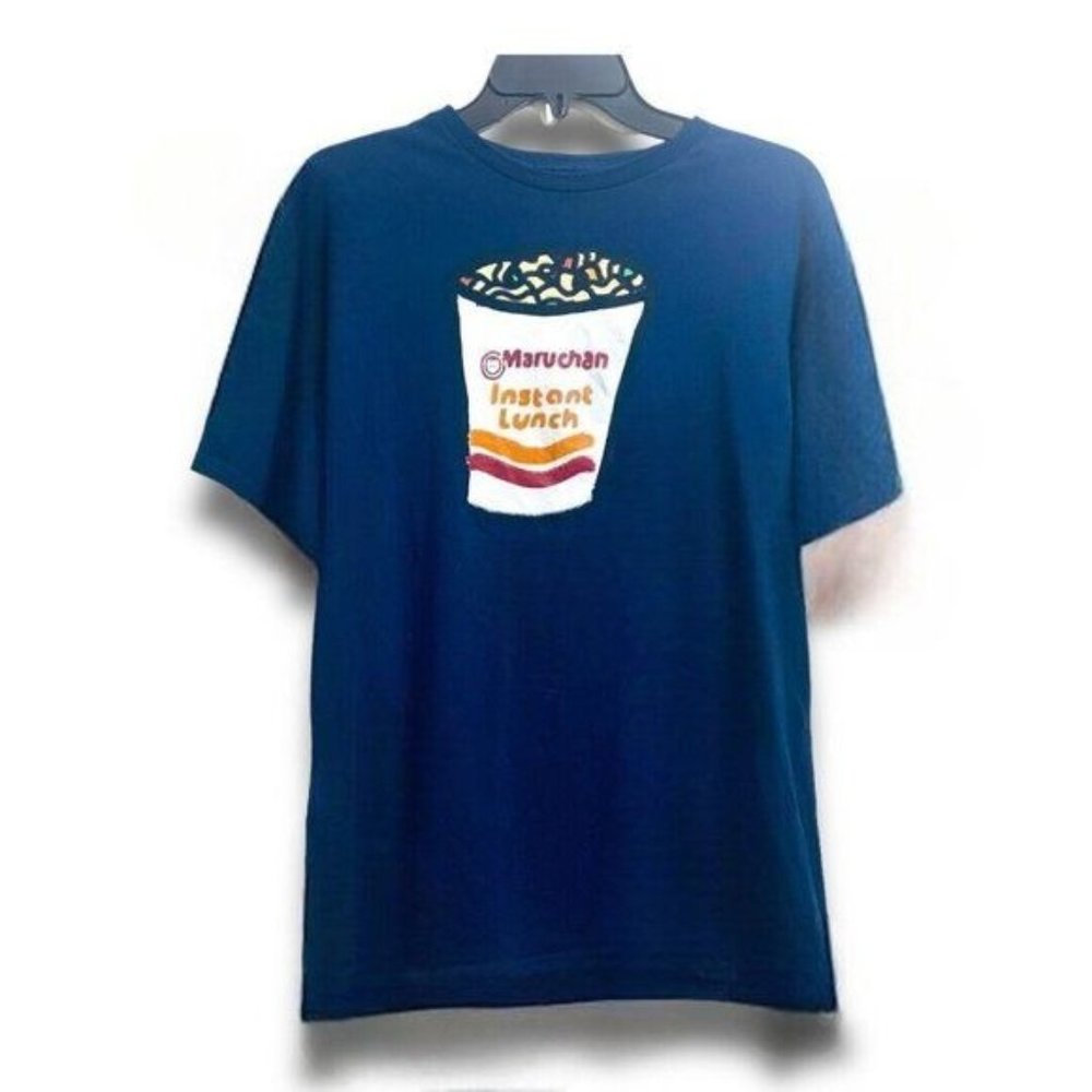 Maruchan Instant Lunch Ramen Noodle Navy Blue Tagless Adult Size Large.